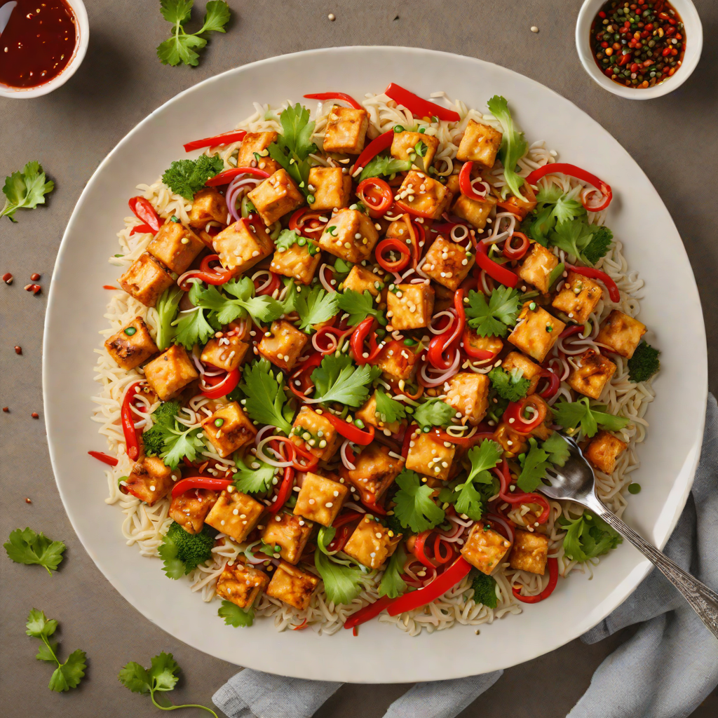 Szechuan-Style Spicy Tofu Stir Fry