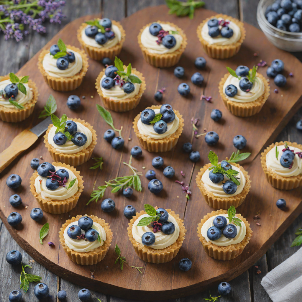 No-Bake Blueberry Lavender Cheesecake Cups