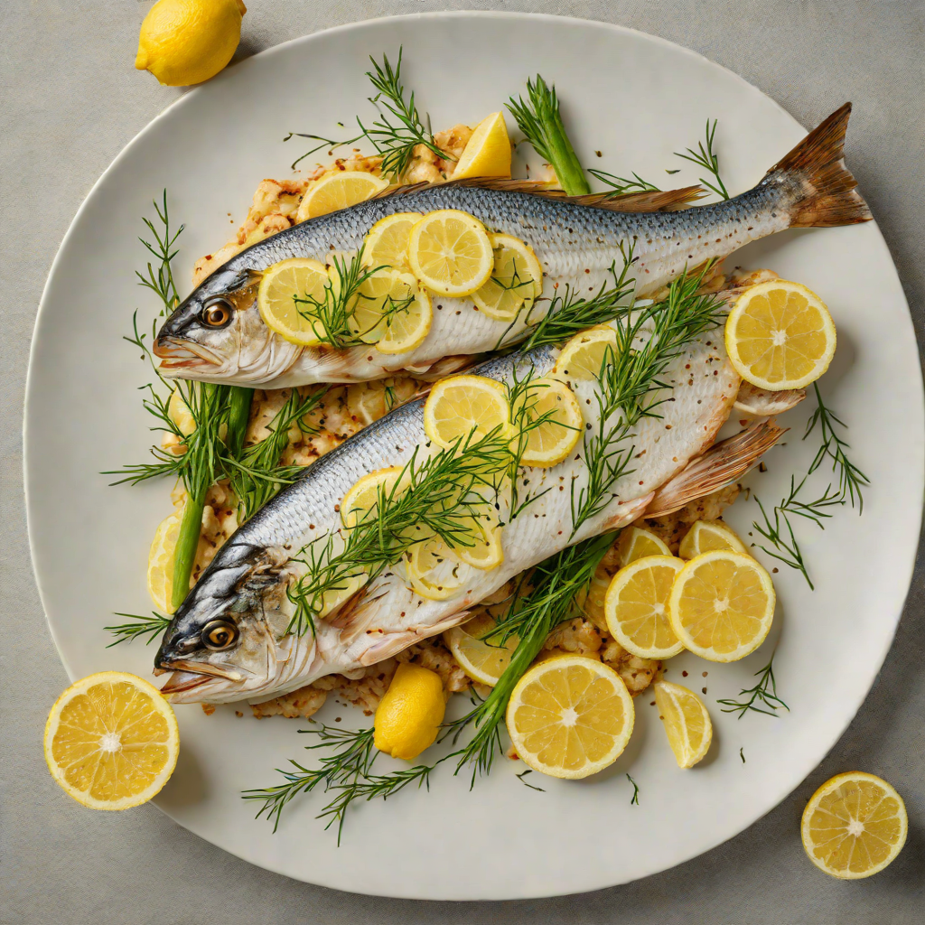 Grilled Lake Huron Whitefish with Lemon-Dill Butter