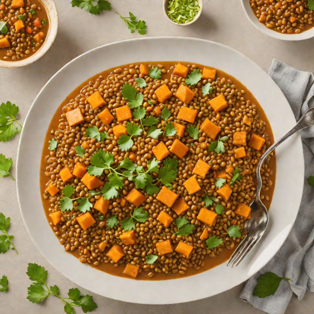 Gluten-Free Vegan Lentil and Sweet Potato Curry