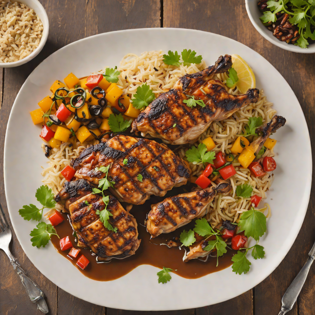 Half-Pan Spiced Caribbean Jerk Chicken