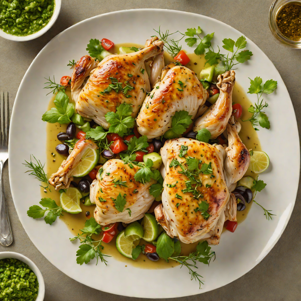 Pan-Roasted Chicken with Herb Salsa Verde
