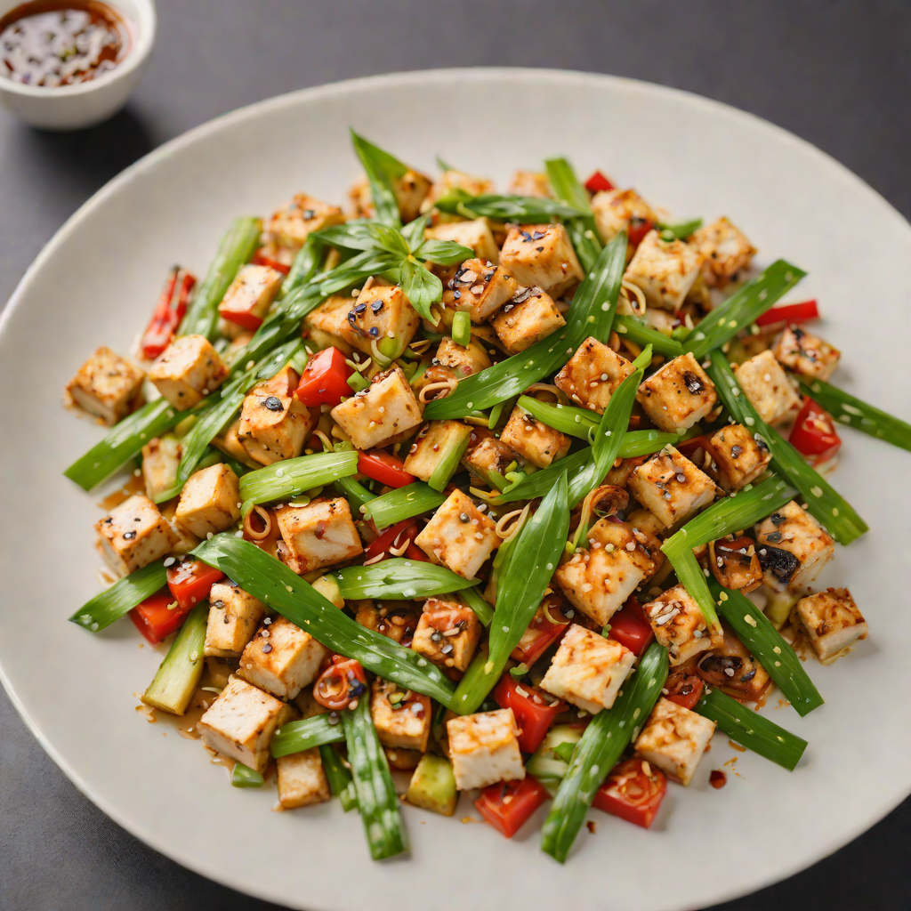 Vegetarian Stir-Fry with Tofu and Lemongrass