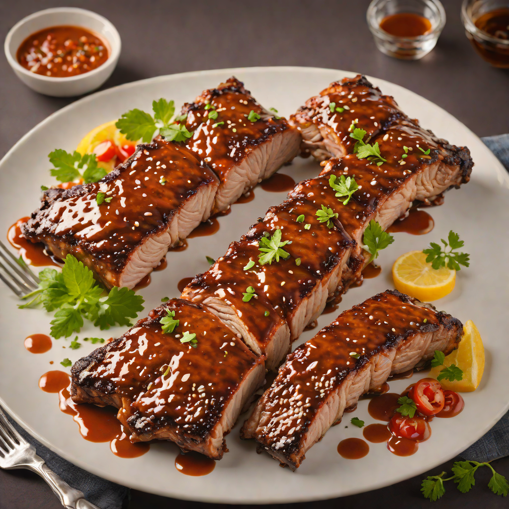 Pan-Seared Pork Back Ribs with Smoky Paprika Glaze