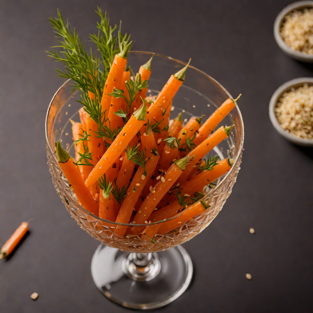 Miso-Sesame Glazed Carrots with Garlic and Ginger