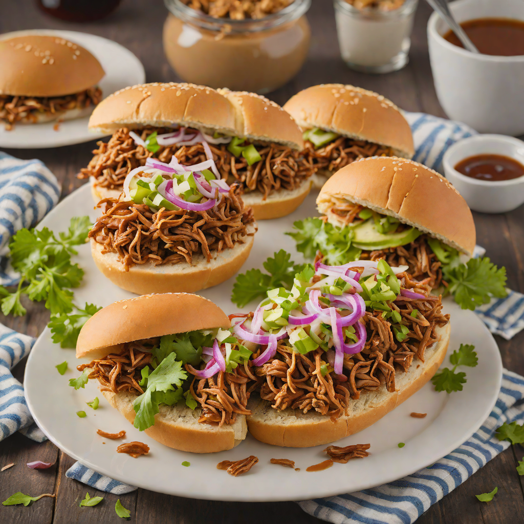 Slow Cooker Texas-Style BBQ Pulled Pork Sandwiches