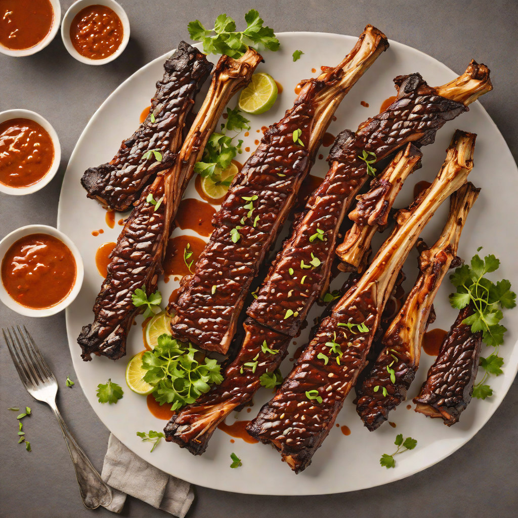 Grilled Beef Back Ribs with Smoky Paprika Glaze