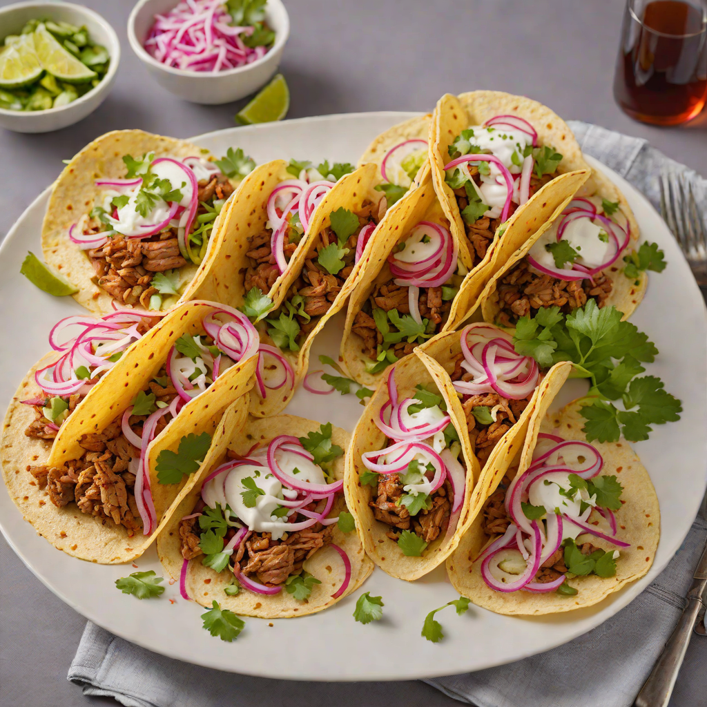 Cumin-Spiced Pork Tacos with Pickled Onions