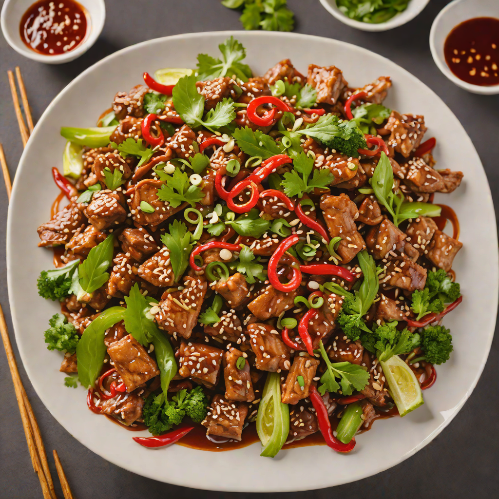 Spicy Hunan Stir-Fried Pork with Chili and Garlic