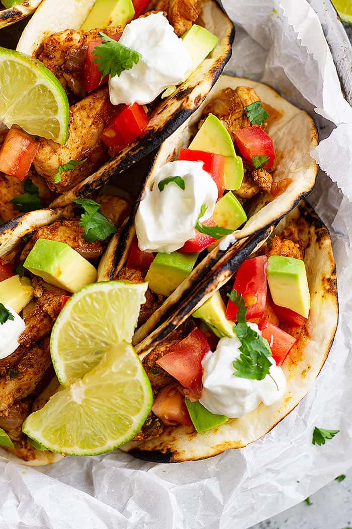 The Best Spicy Grilled Chicken Tacos