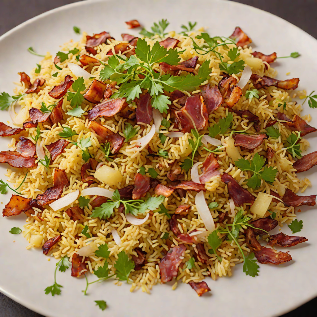 Roasted Farofa with Bacon and Onions