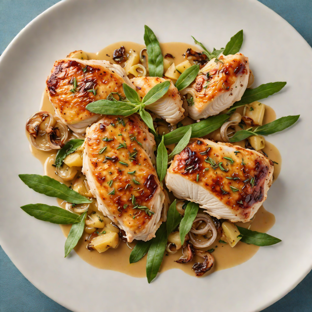Pan-Seared Chicken with Caramelized Onion and Sage Butter
