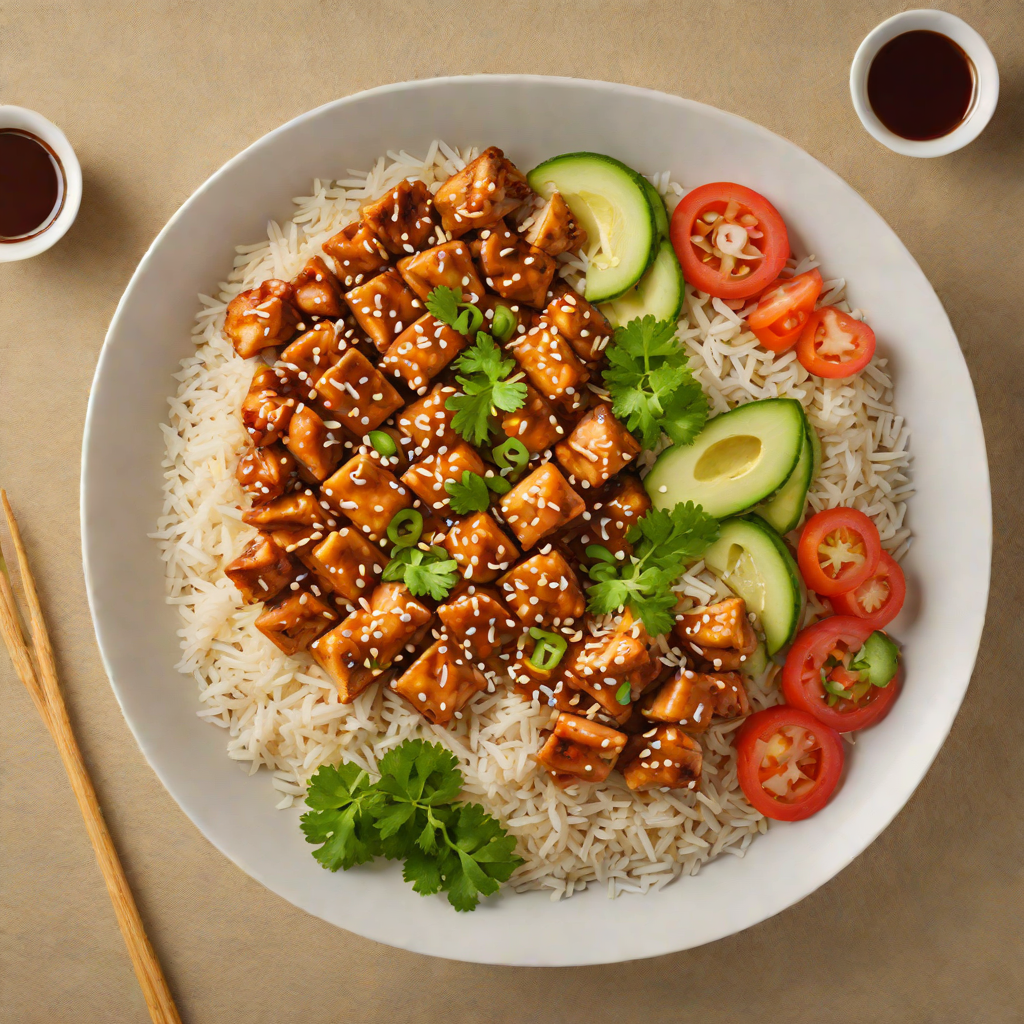 Electric Lunchbox Teriyaki Chicken Rice Bowl