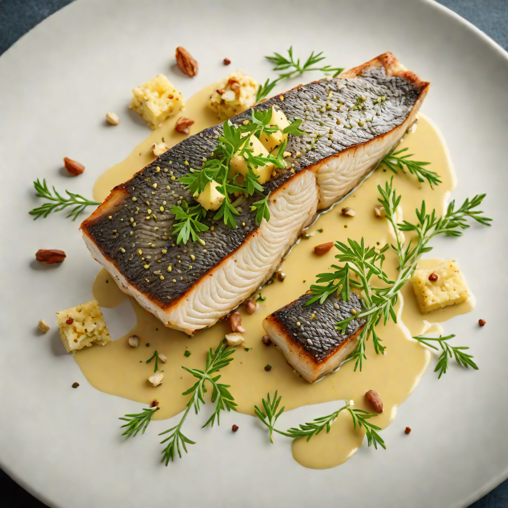 Pan-Seared Sea Bass with Isle of Wight Herb Butter