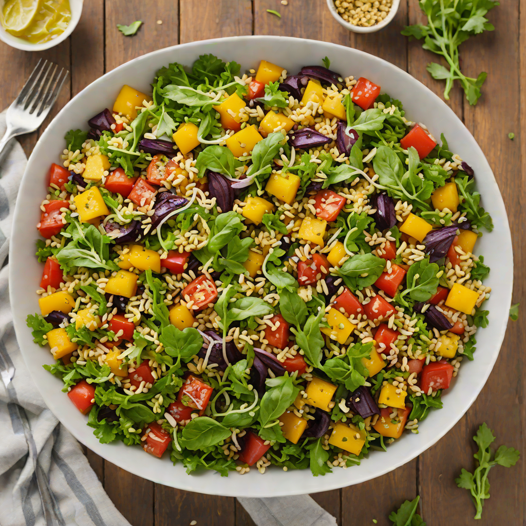 No-Oil Roasted Vegetable Quinoa Salad