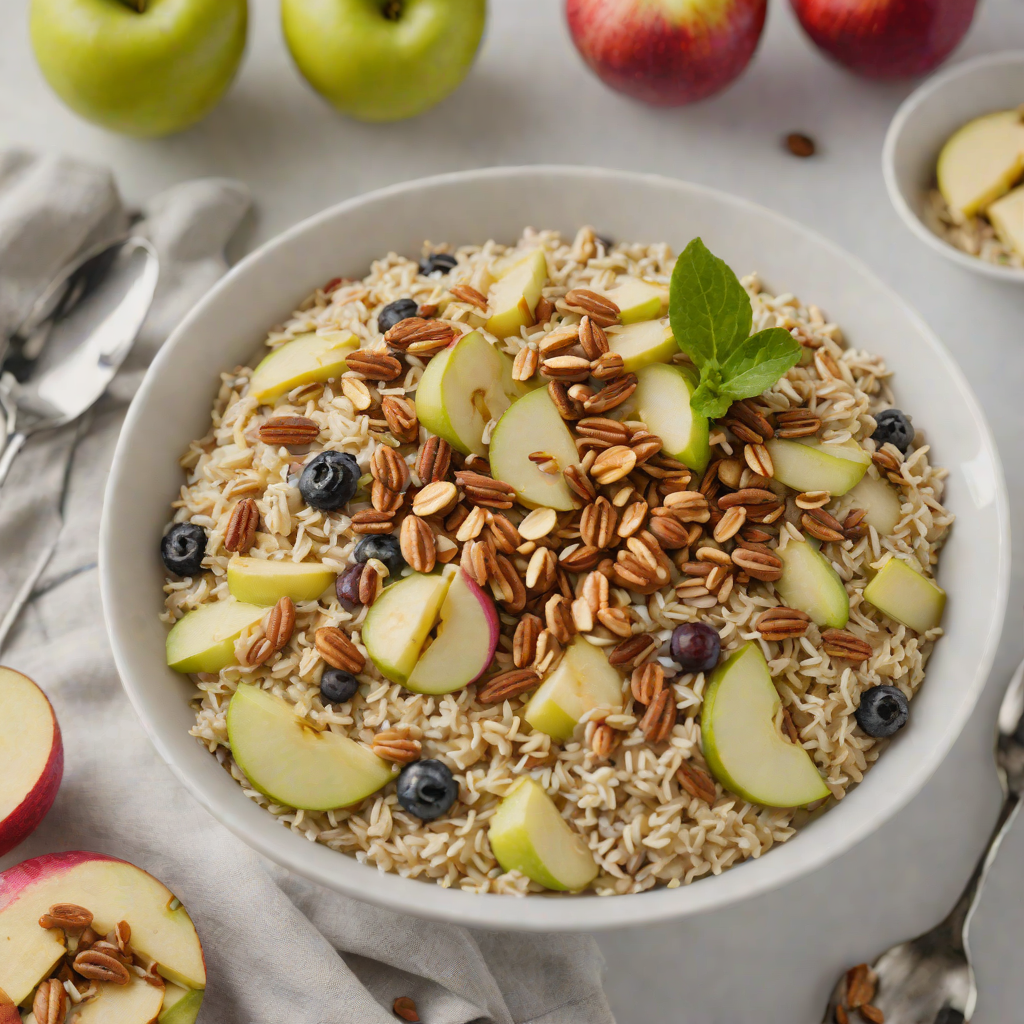 No-Sugar Spiced Apple Chai Overnight Oats