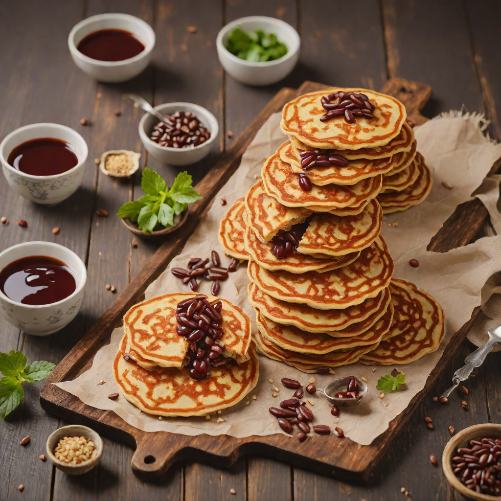 Shanghai-Style Red Bean Paste Pancakes