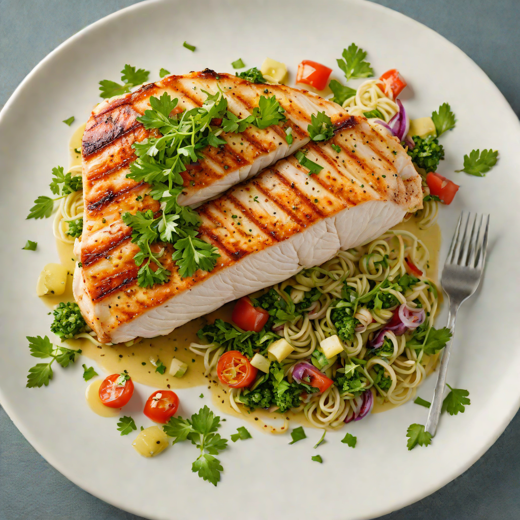 Pan-Seared Chicken Breast with Half-Herb Chimichurri