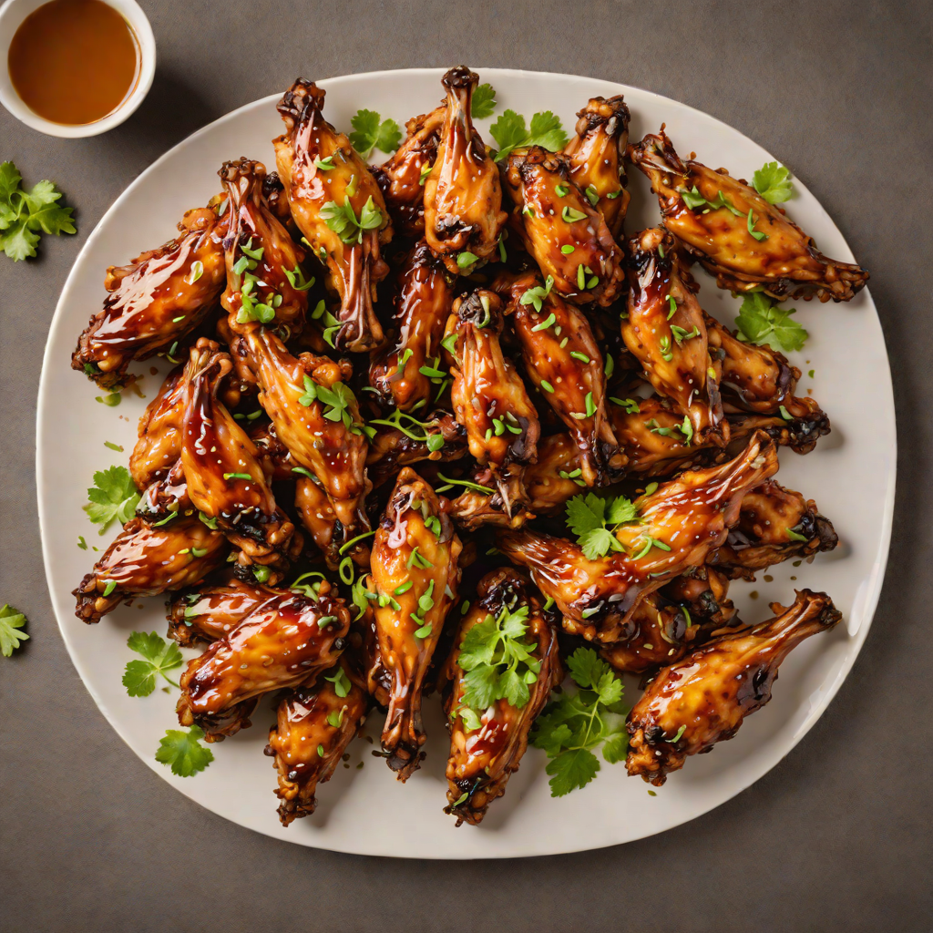 Ethiopian Coffee-Spiced Honey Glazed Chicken Wings