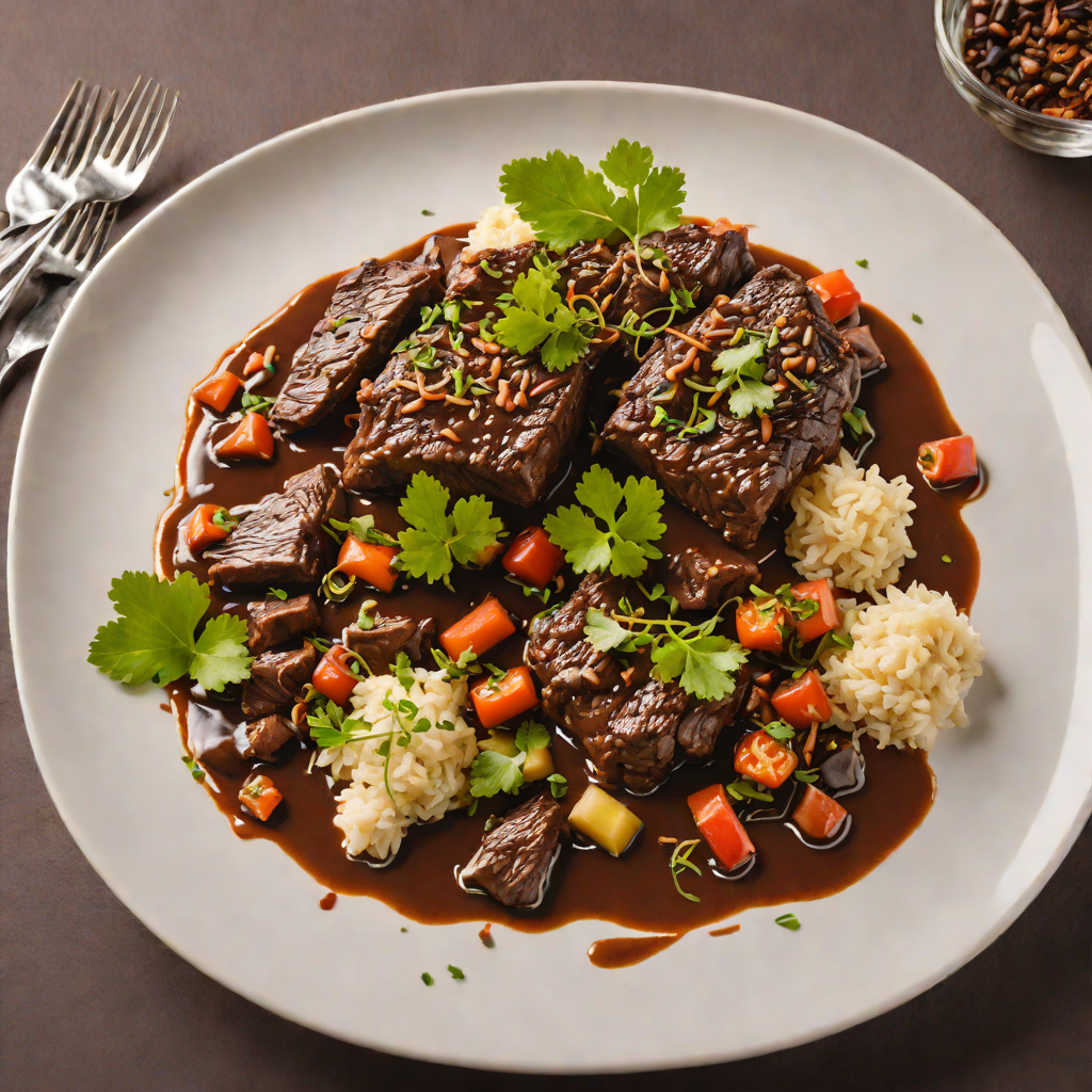 Mole-Inspired Braised Beef with Dark Chocolate and Ancho Chili