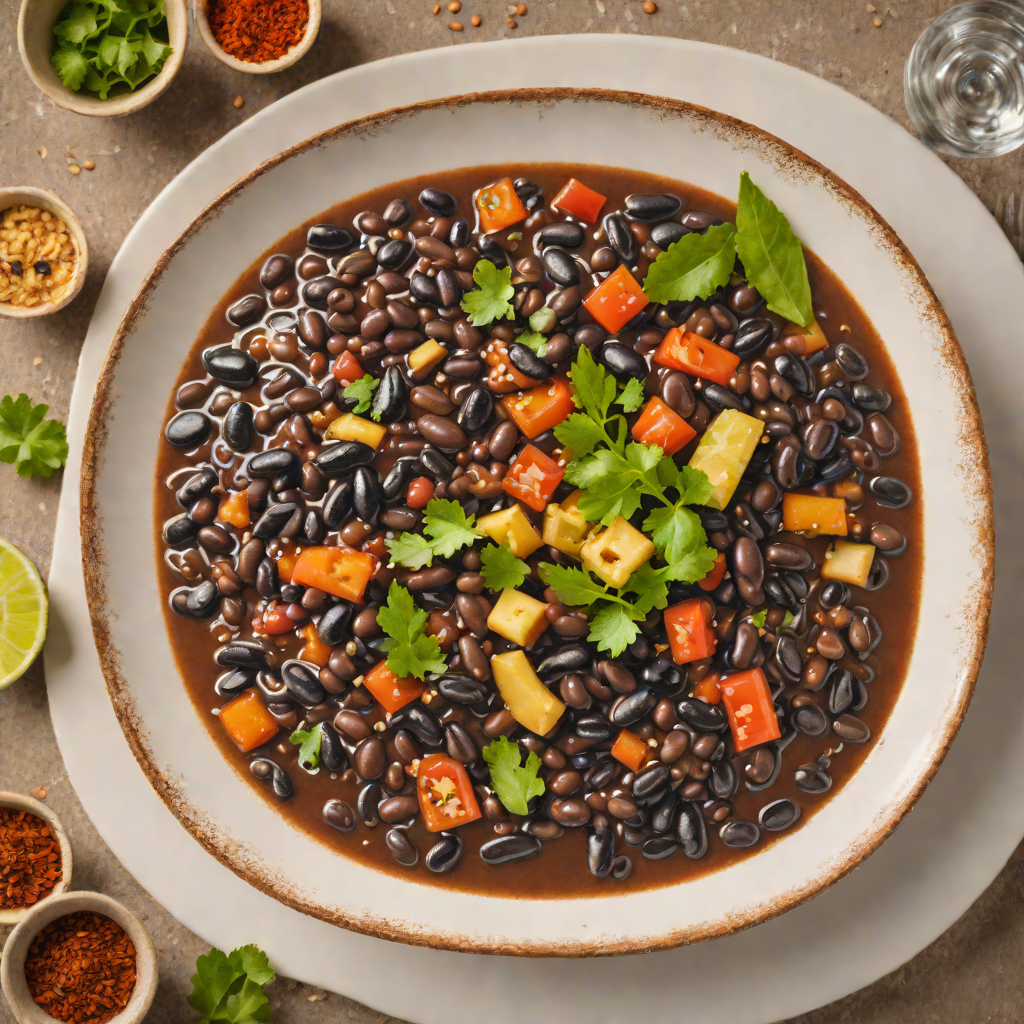 Coconut-Stewed Black Beans with Brazilian Spices