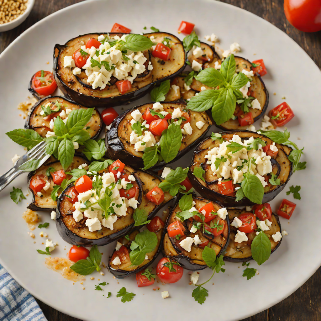 Pan-Roasted Mediterranean Eggplant with Tomato and Feta