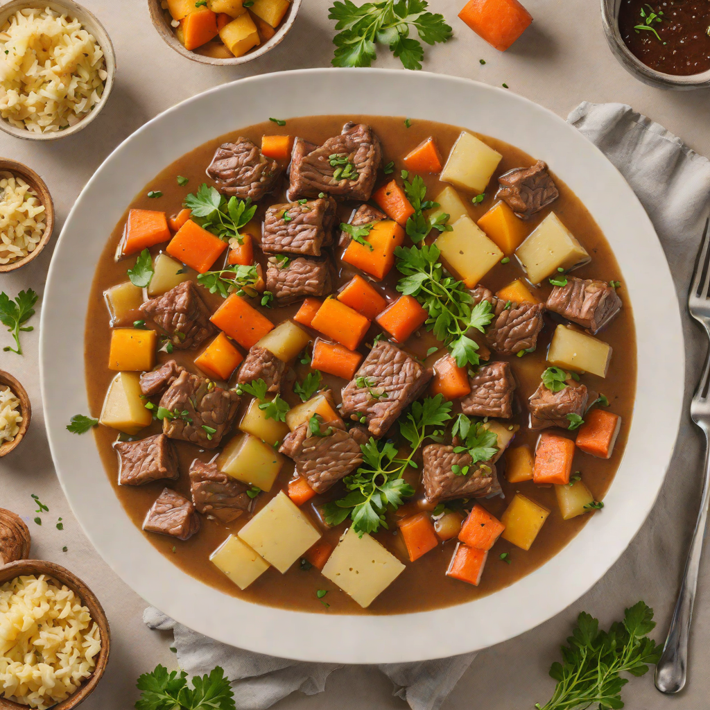 Pressure Cooker Beef Stew with Root Vegetables