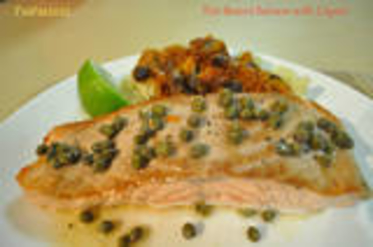 Sun-Dried Tomato & Capers Pan-Seared Salmon