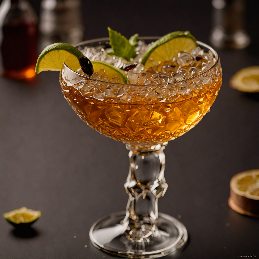 Smoky Mezcal and Strega Vermouth Cocktail