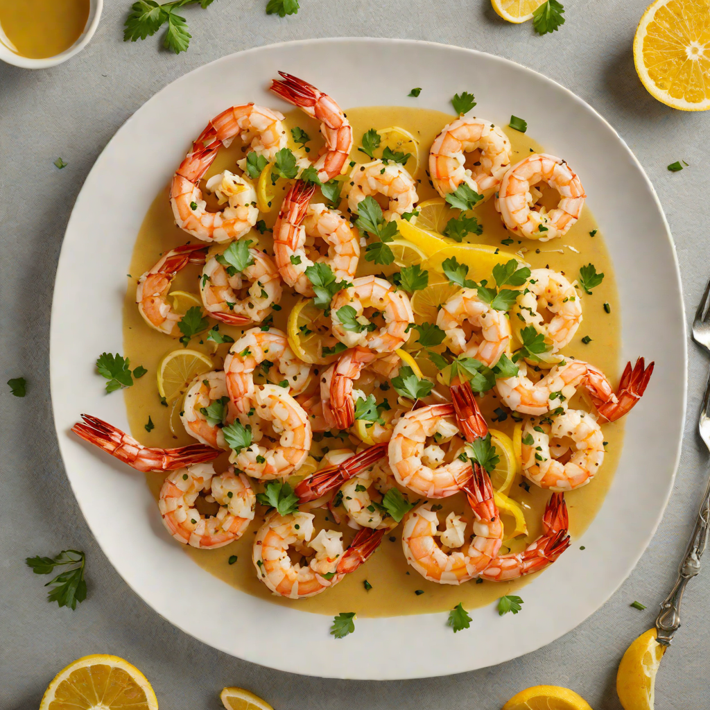 Sautéed Garlic Shrimp with Citrus Herb Sauce