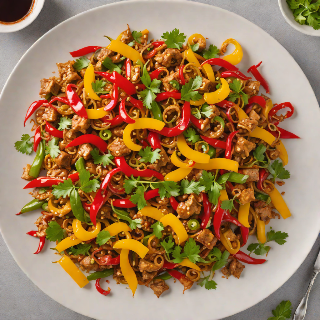Tibs Stir-Fry with Berbere and Peppers