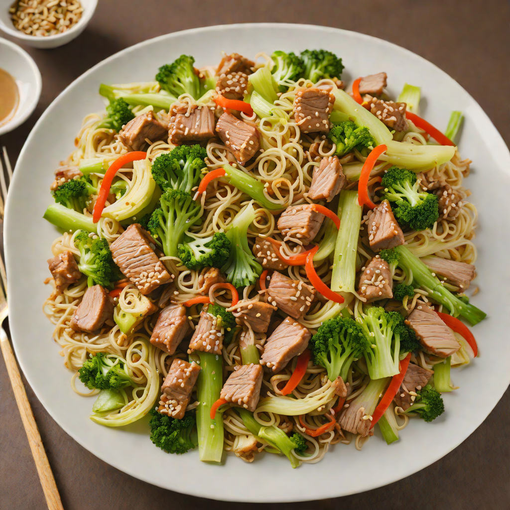 Pork and Cabbage Stir-Fry with Ginger and Scallions