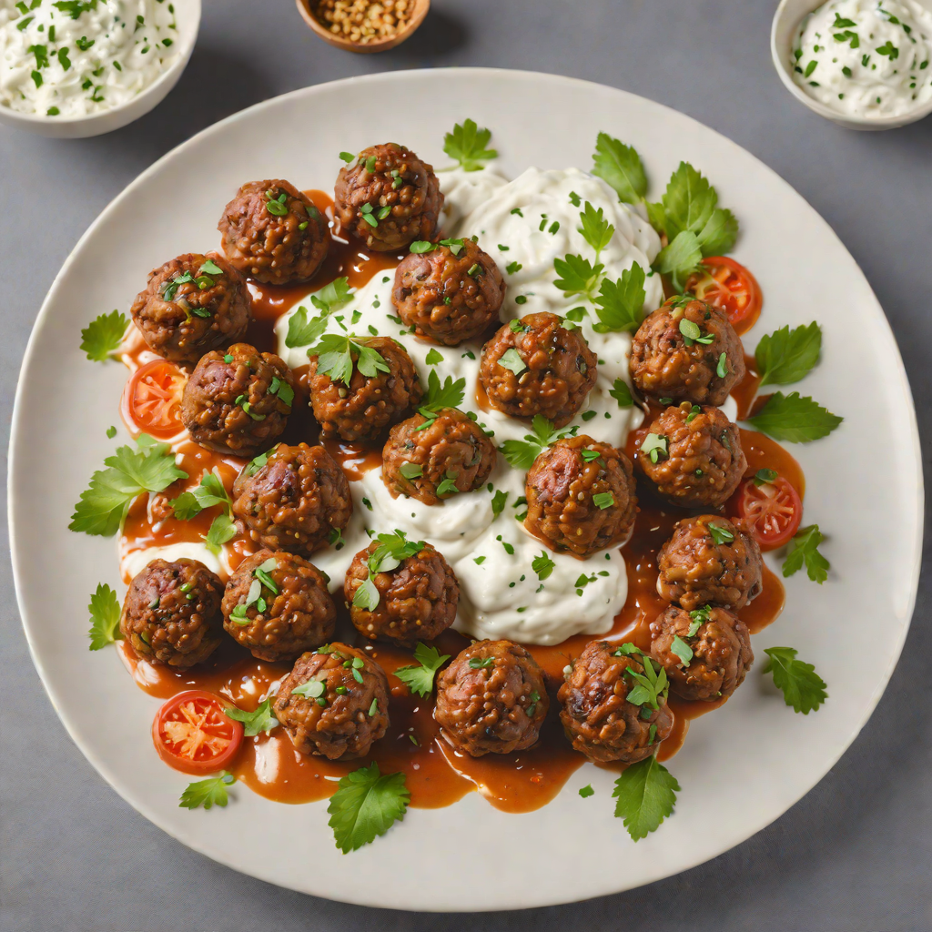 Cumin-Spiced Lamb Meatballs with Tzatziki Sauce