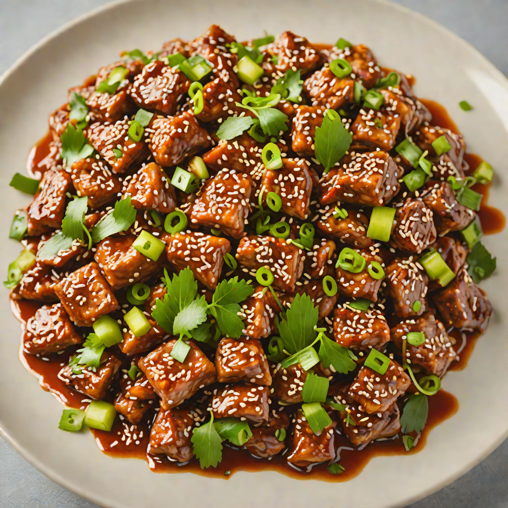 Sautéed Korean-Style Spicy Pork with Sesame and Scallions