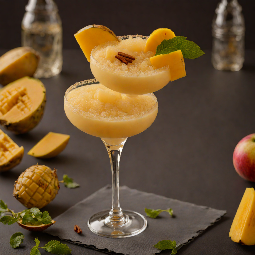 Spiced Rum and Mango Frozen Daiquiri