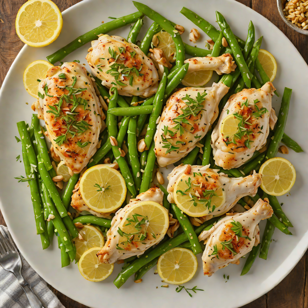One-Pot Lemon Garlic Chicken with Green Beans