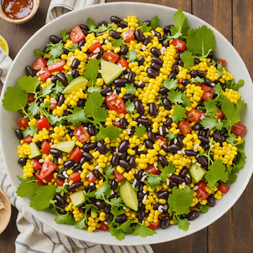 Zesty Mexican-Inspired Black Bean and Corn Salad