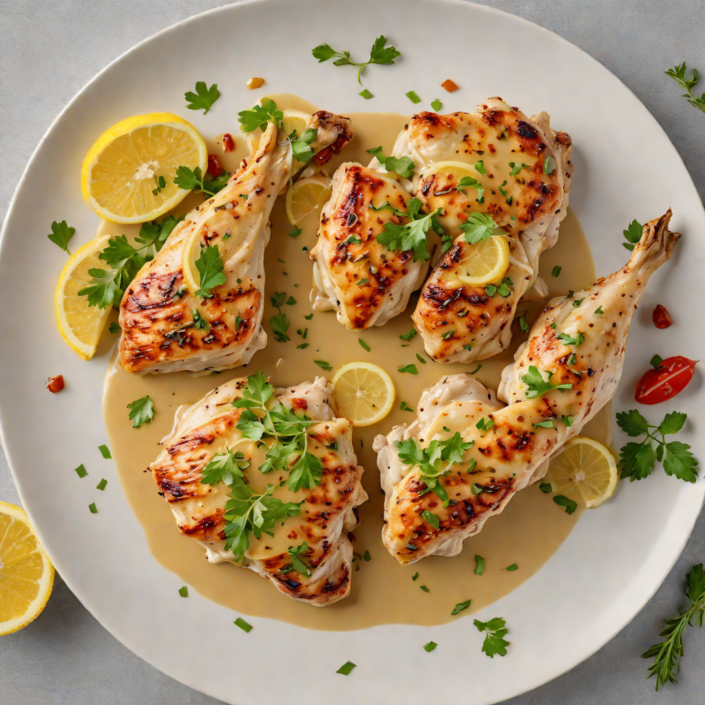 Pan-Seared Chicken with Zesty Lemon-Garlic Sauce