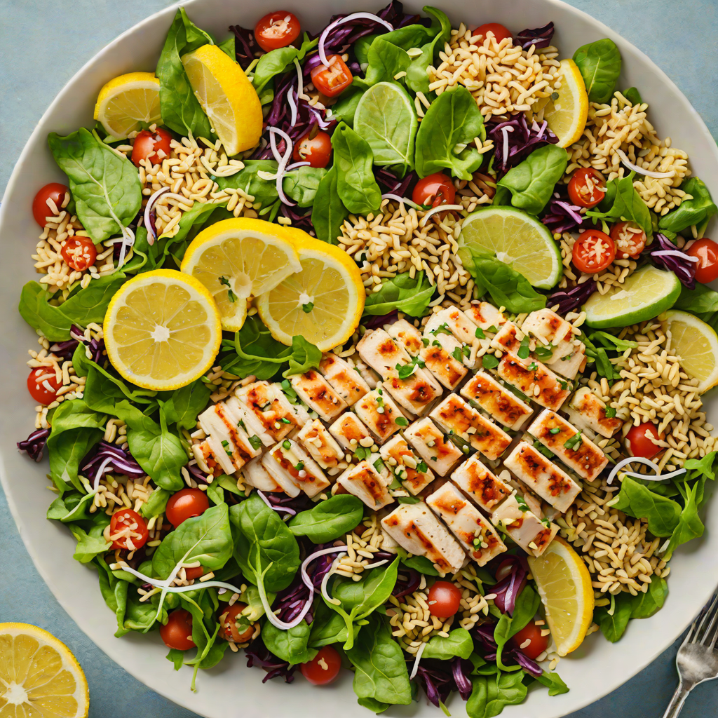 Grilled Lemon-Tahini Chicken Salad with Quinoa