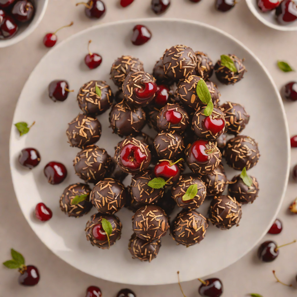 Chocolate Cherry No-Bake Energy Bites