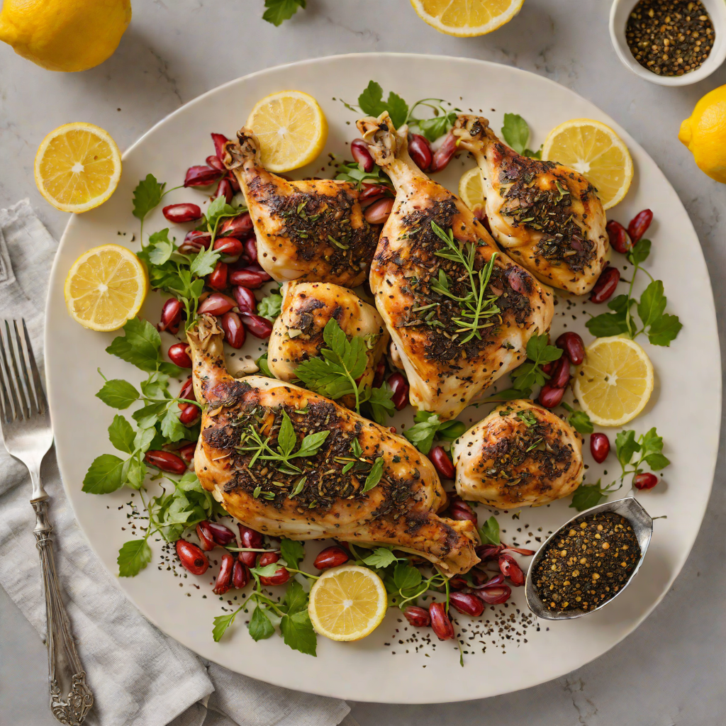 Oven-Roasted Za'atar Chicken with Sumac and Lemon