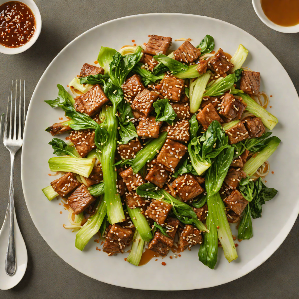 Five-Spice Stir-Fried Pork with Bok Choy