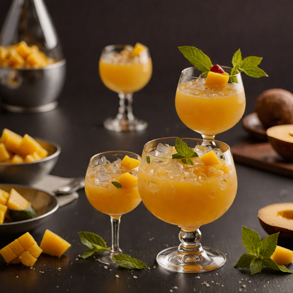 Classic Punch Bar Mango Rum Cocktail