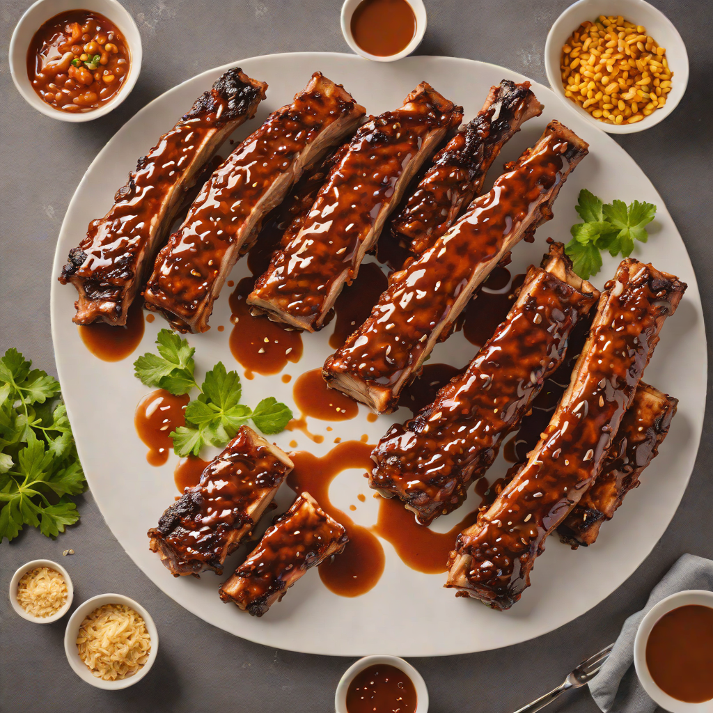Grilled Chicken Back Ribs with Smoky Paprika Glaze