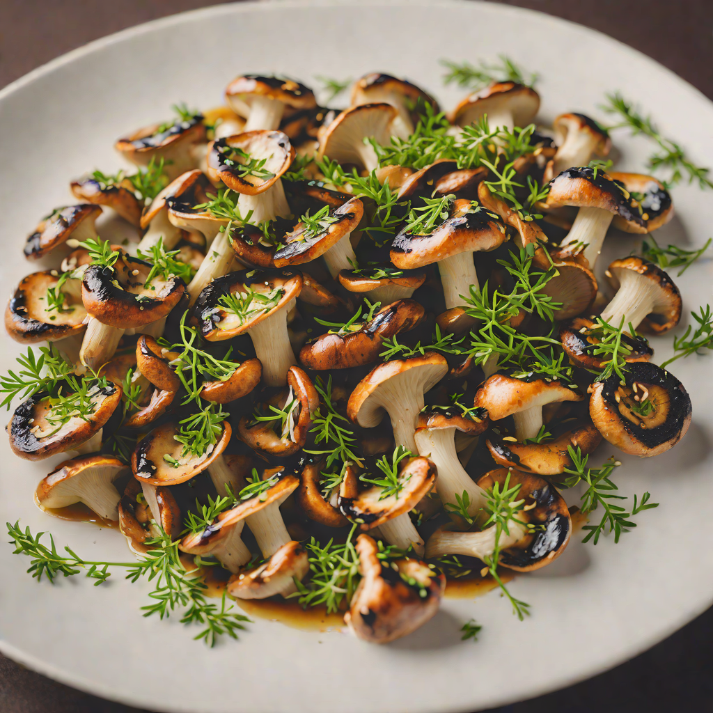 Sautéed Siberian Mouse Mushrooms with Garlic and Thyme