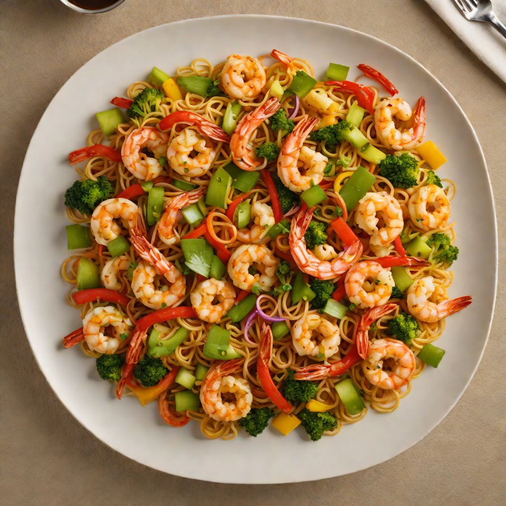 Roland Drum Sampled Cajun-Spiced Shrimp Stir Fry