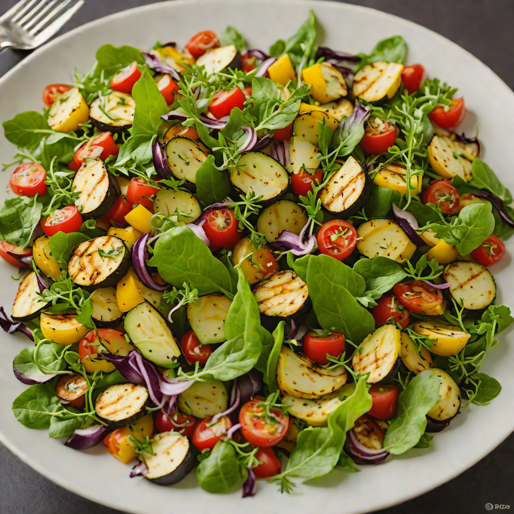North-South Grilled Vegetable Salad