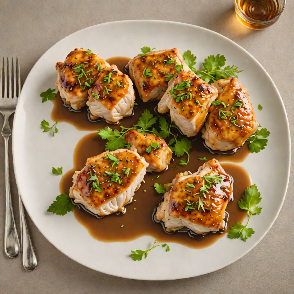 Pan-Seared Chicken Thighs with Garlic and Herb Jus