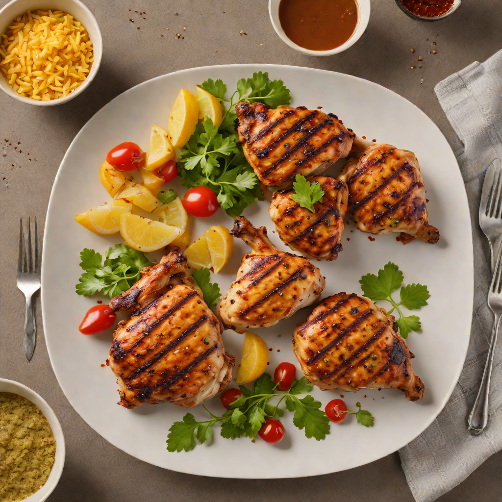Roland-Inspired Sampled Spice Rubbed Grilled Chicken