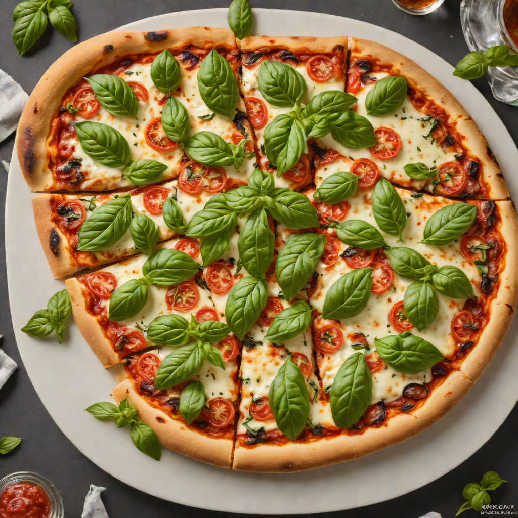 Wood-Fired Style Margherita Pizza with Fresh Basil